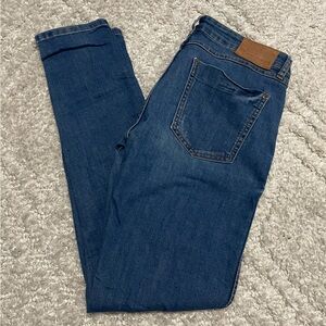 ZARA Basic Denim Mid Rise Skinny Size 6